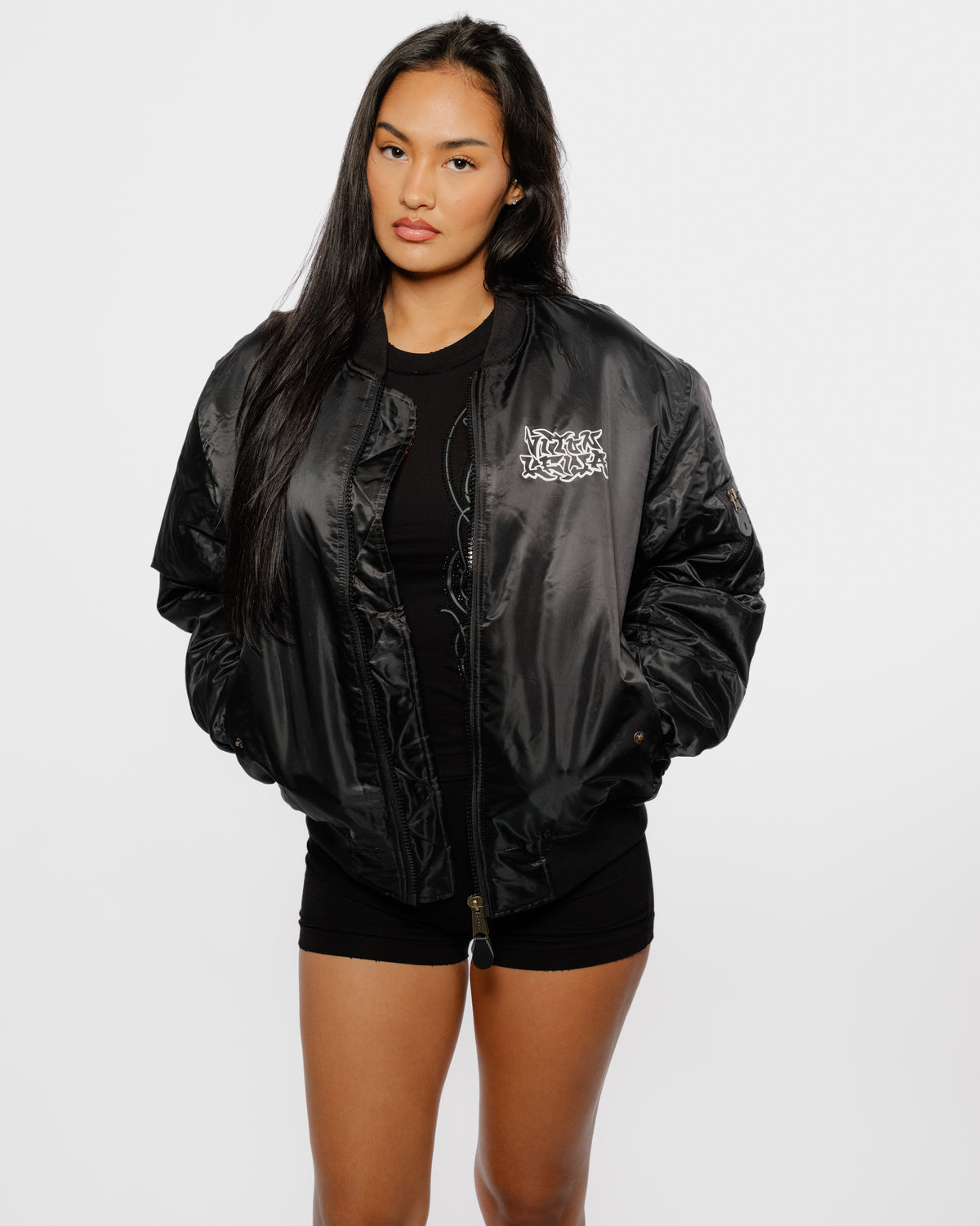 vitunleija® Bomber Black/White