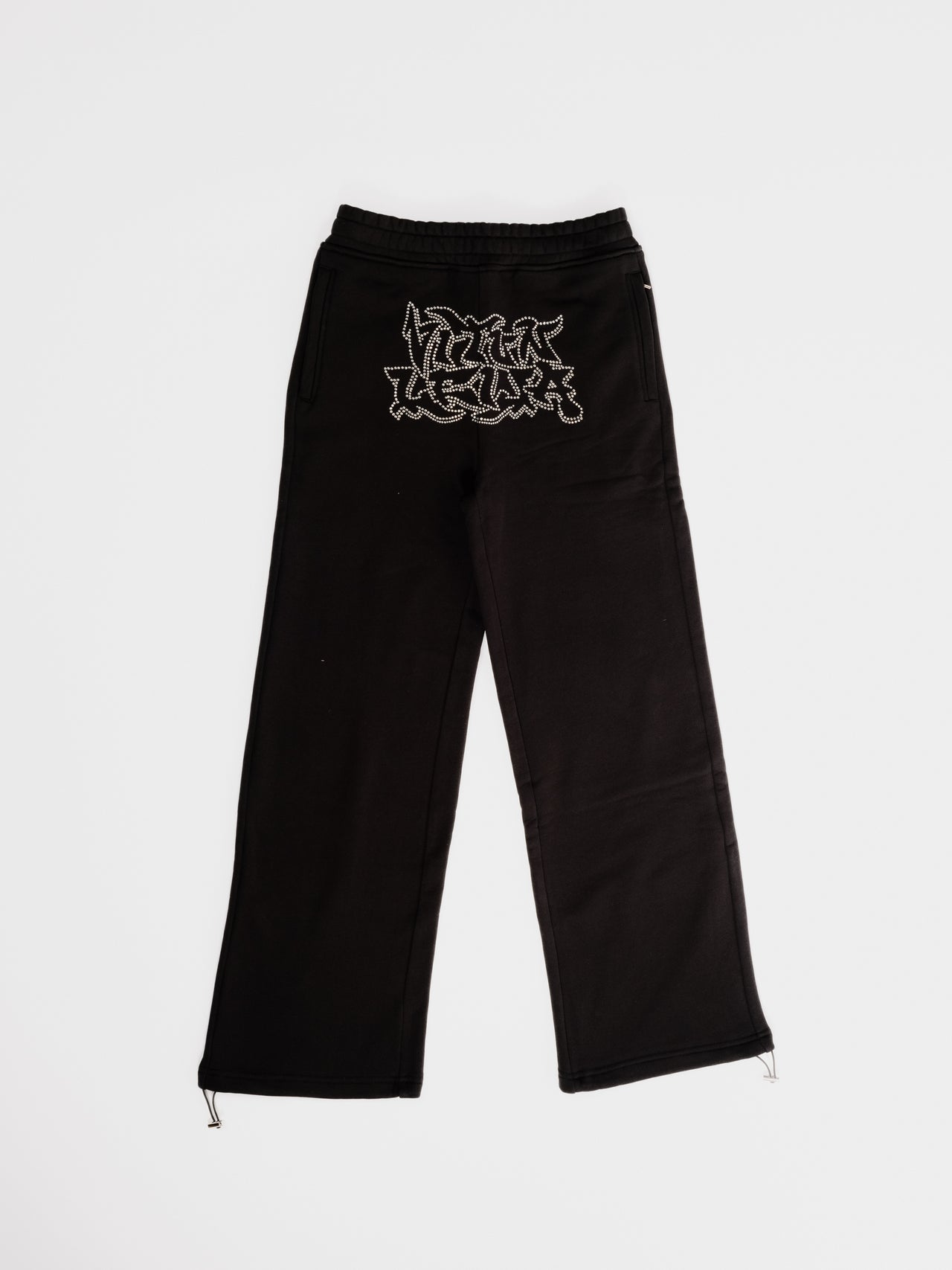 Black/White Iced Out Pants