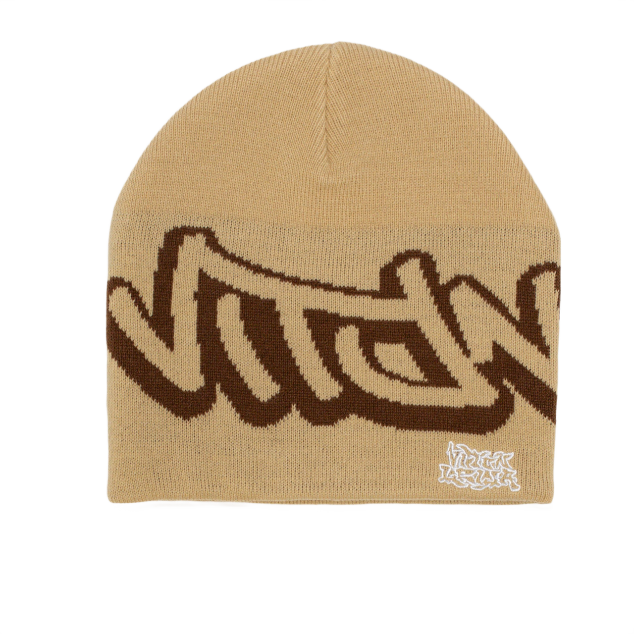 Graffiti Beanie Beige