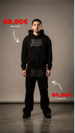 Iced Out Tracksuit Bundle Black/White