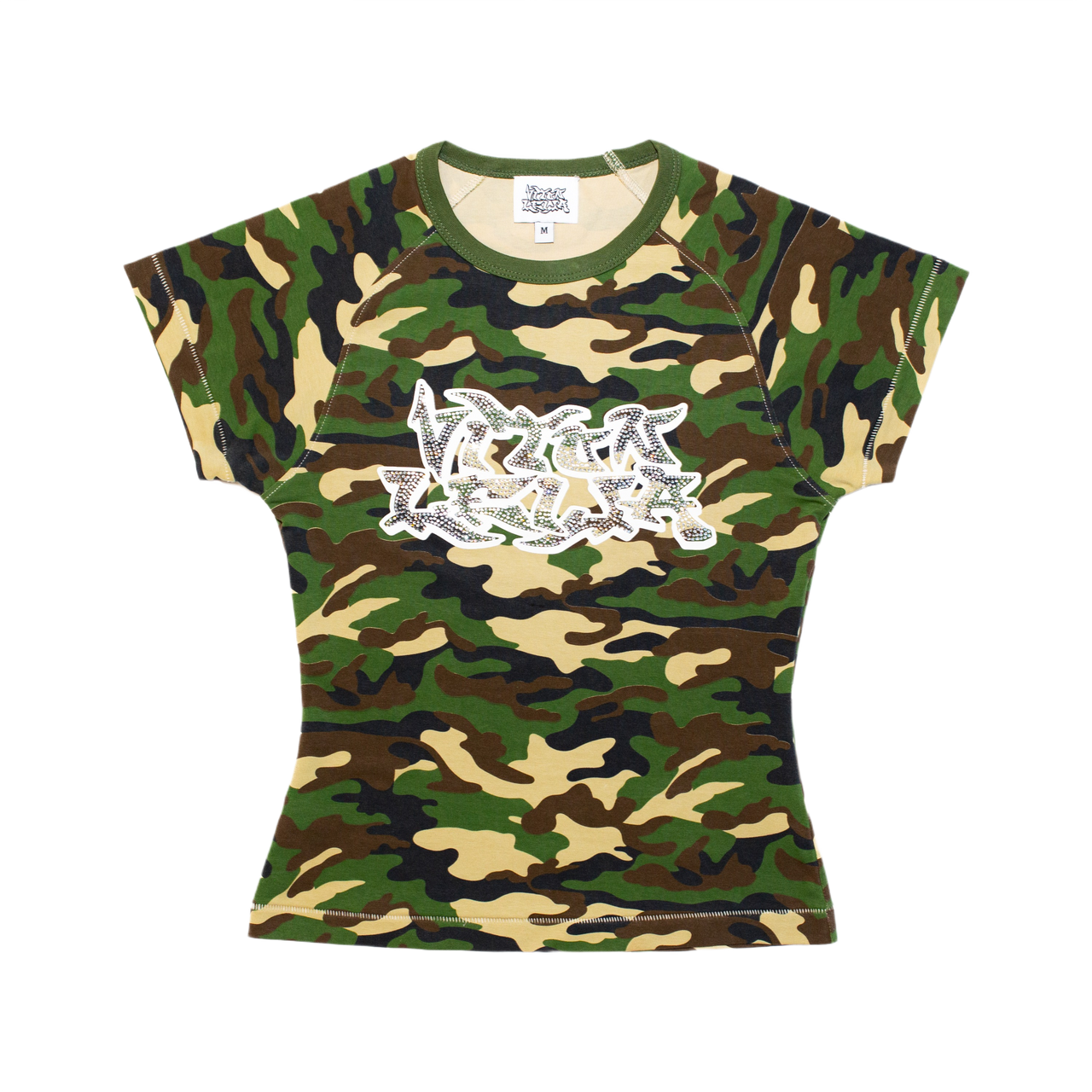 Iced Out Baby Tee Camo