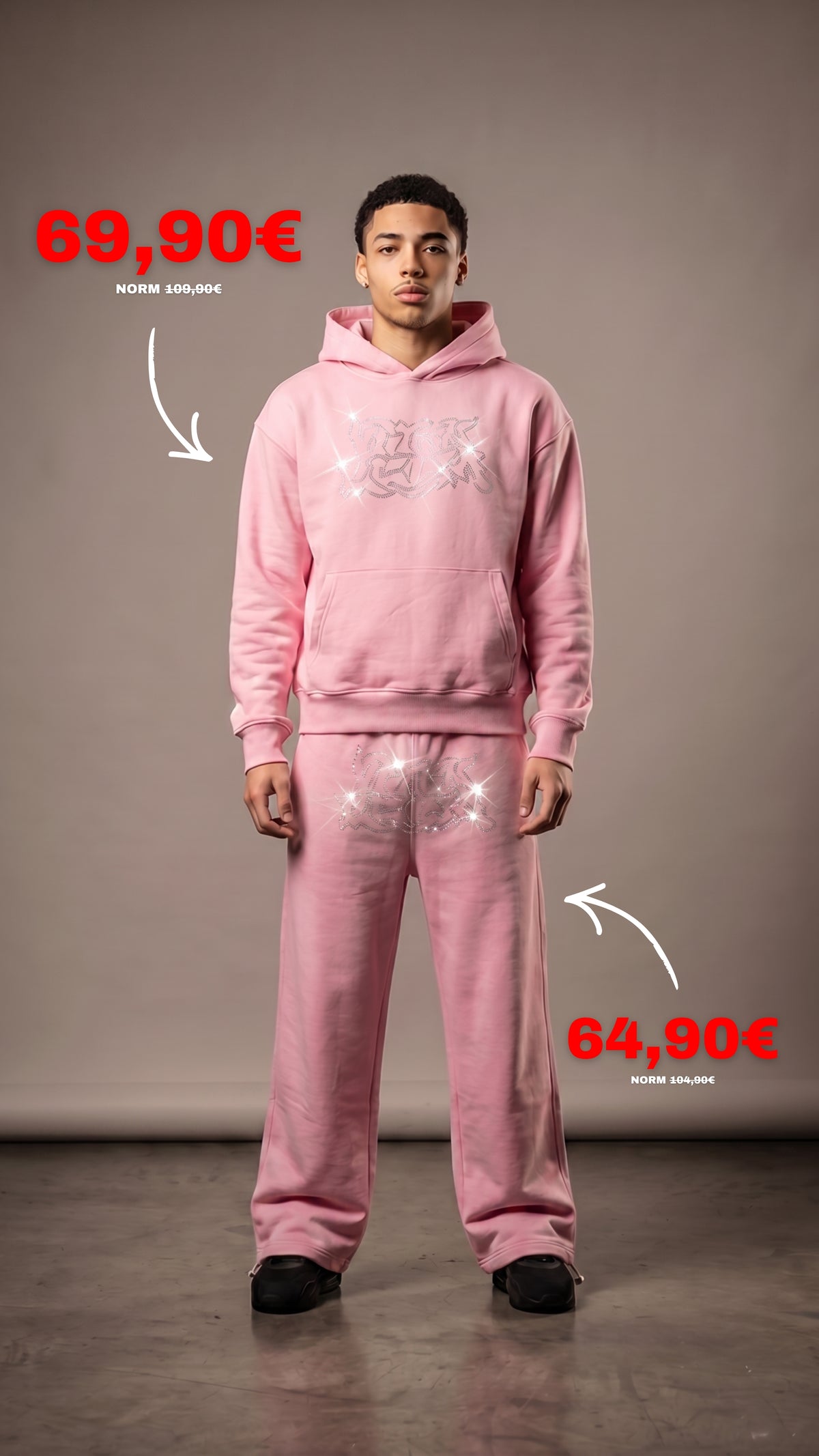 Iced Out Tracksuit Bundle Pink White Vitunleija iced-out-tracksuit-bundle-pink-white-vitunleija