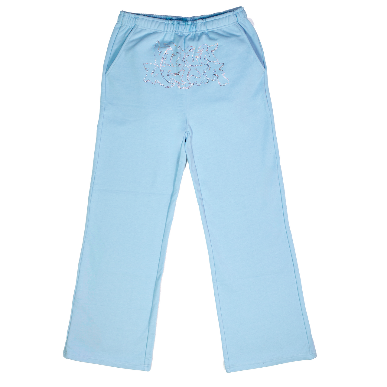 Baby Blue Iced Out Pants