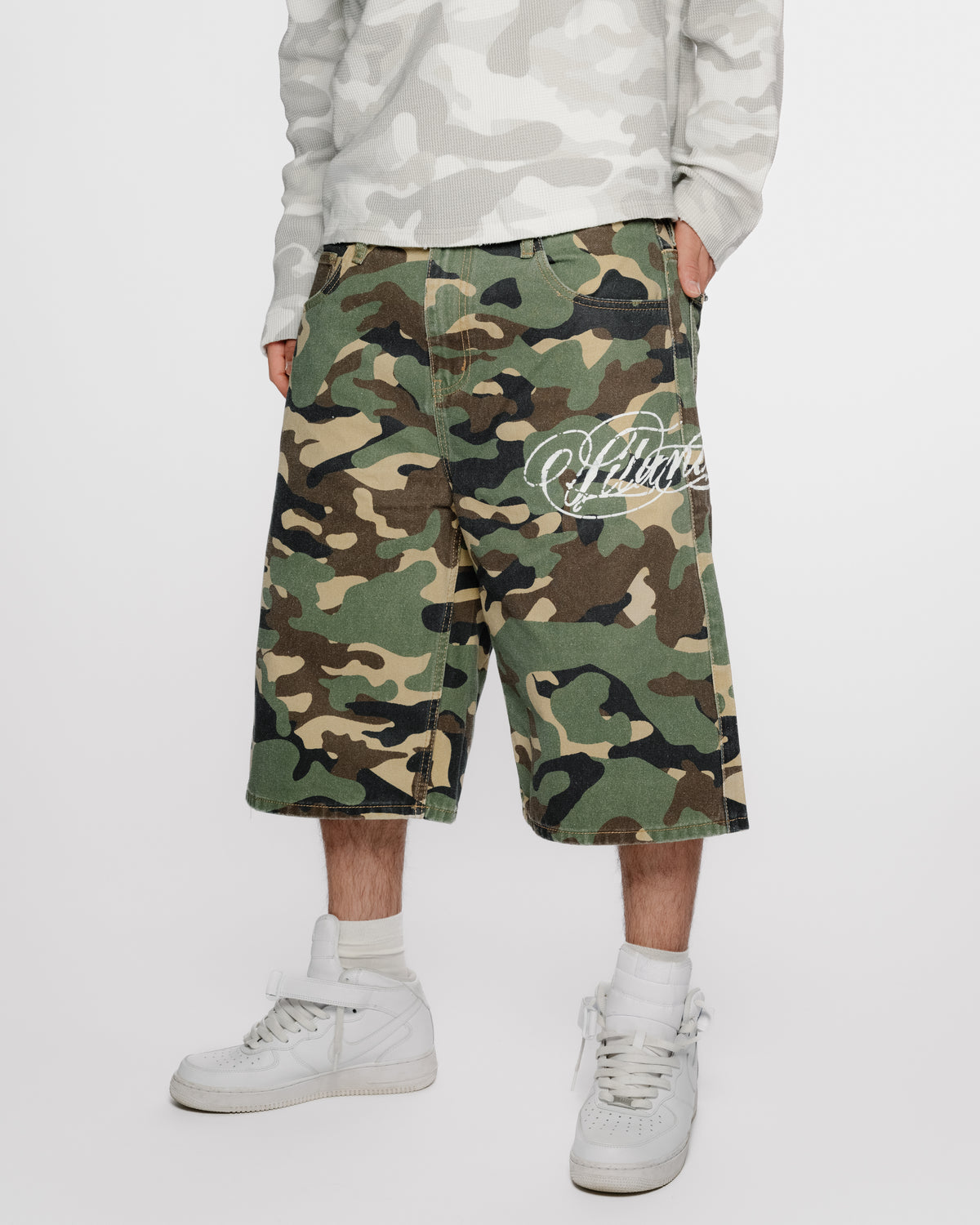 Camo Shorts Green