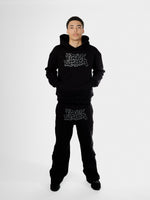 Black/White Iced Out Pants