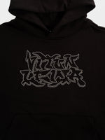 Black/White Iced Out Hoodie