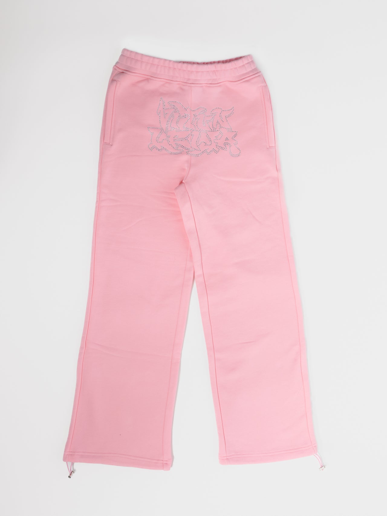 Pink/White Iced Out Pants