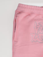 Pink/White Iced Out Pants