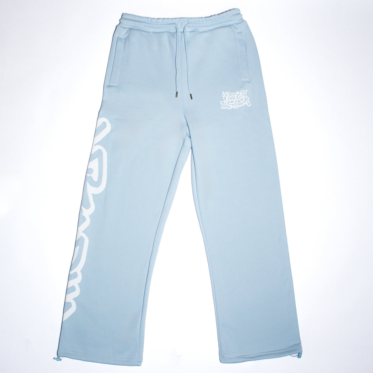 vitunleija® Graffiti Pants - Baby Blue